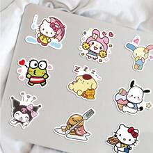 SANRIO 100 miếng dán hình nhân vật  - Trang trí DIY cho nhật ký, sổ tay và các dự án thủ công. - 100 CÁI - Xem 7
