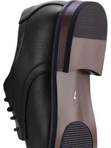 Men's Formal Wingtip Dress Shoes – Classic Oxford Business Shoes Available In Standard & Wide Fit - 經典黑色 - 查看 8