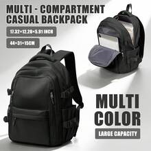 Cute Aesthetic Style Student Backpack, Casual Daypack, Japanese Kawaii Middle/High School Backpack For Girls, Waterproof Durable Large Capacity Multi-Pocket, Fits 15.6" Laptop, College Student School Bag, Lightweight Computer Backpack, Durable Student Backpack, Casual Backpack Travel Bag With Laptop Compartment, Unisex School/Work Bag - Multicolor - View 14