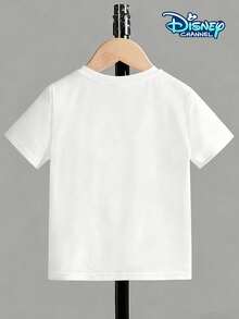 Boys' Short-Sleeved T-Shirt, A New Summer Style For Children Aged 3-12, Featuring A Disney Toy Story Sheriff Woody Theme. The Front Displays The "Sheriff Woody" Lettering And A Cartoon Print Of Woody Riding A Heart-Shaped Horse. The Pure White Round Neck And Loose Fit Allow It To Be Paired With Cargo Pants, Denim Shorts, Athletic Joggers, Or Casual Trousers. Suitable For Boys' Trips To Disneyland, Toy-Themed Parties, Daily School, Outdoor Play, Family Gatherings, And Weekend Shopping. Made From High-Quality Fabric, It Is Soft, Breathable, And Sweat-Absorbent, Preventing Stuffiness. Durable And Retains Its Shape After Washing. Available In All Sizes For Children Of Different Ages. The Woody And Heart-Shaped Horse Design, Full Of Western Cowboy Fun, Perfectly Captures Boys' Love For Toy Story. An Eye-Catching And Versatile Item For Your Child's Summer Wardrobe. Officially Licensed Disney Cartoon Print, Quality Guaranteed. A Practical Children's Garment With A High Rate Of Repurchase. - White - View 5