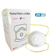 FFP2 Cup Mask Pack Of 20 Disposable FFP2 Dust Face Masks With Valve - Multicolor - View 8
