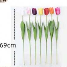 Ins Stil künstliche Tulpen Blumen Dekoration, Wohnzimmer Ornament - Verschiedenfarbig - Übersicht 5