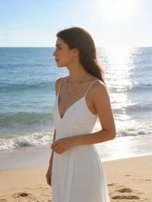 VceTd 一套复古宫廷风四叶草女士首饰套装（项链+手链），时尚设计，精湛工艺，精致串珠质感四叶镶嵌，尽显奢华低调优雅，是节日、生日等场合的理想礼物。 - 金黃色 - 查看 8