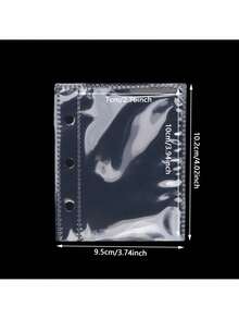 A8激光星形拉链活页夹收藏本替换内芯整理器DIY日记本透明韩流偶像相册可爱文具 - A - 查看 5