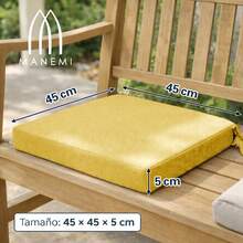 Patio Cushions - Mustard - View 2