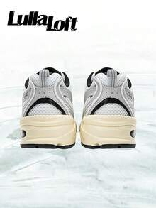 New Balance NB 530 Silver Cream– Men's Lifestyle Sneakers – Shoes For Man -Vintage-Autumn & Winter & Spring & Summer-Inspired Running Shoes, Shock-Absorbing Comfort, Gym To Streetwear Casual Wear-Back To School- Mother's Day Gifts-Father's Day Gift –MR530TA - Bạc/Kem - Xem 4