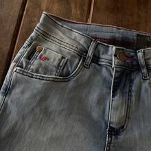 elluss Ellus Pants With Elastane Simple Elegant LIGHT BLUE - 藍色 - 查看 4