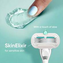 Gillette Venus Venus Aloe Women's Razor, Ultra Smooth Sensitive Skin Razor, Includes 1 Reusable Handle And 4 Blade Refills, Suitable For Sensitive Skin, Face Razor, Hair Removal, Shaver For Women - Multicolor - View 5