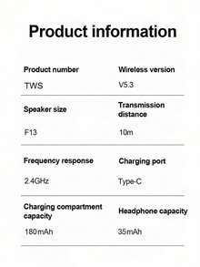 2026 New Wireless Earbuds, Ergonomic Design, One-Touch Noise Cancellation, Fast Charging, Low Latency For Gaming, Bluetooth Headphones - one-size - View 11