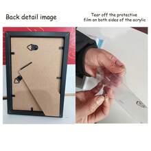 Khung ảnh thiết kế theo yêu cầu, Khung ảnh đen thiết kế theo yêu cầu, Quà tặng ảnh thiết kế theo yêu cầu, Khung ảnh tối giản treo tường thiết kế theo yêu cầu, Quà sinh nhật, Quà Valentine, Quà Giáng sinh, Quà cưới, Trang trí mùa thu, Tình yêu vĩnh cửu - màu đen - Xem 11