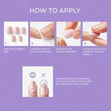 KISS ImPRESS Color Press-On Manicure, Gel Nail Kit, PureFit Technology, Short Length, \U201CCorally Crazy\U201D, Polish-Free Solid Color Mani, Includes Prep Pad, Mini File, Cuticle Stick, And 30 Fake Nails - ColorB - 查看 5