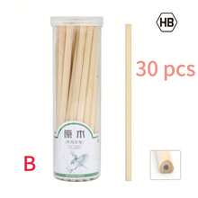 30支三角形、六角形和圆形HB铅笔。采用天然木材制成，握感舒适，不易滚动。书写流畅，适合书写、绘画和日常使用。 - 30pcs - 查看 9