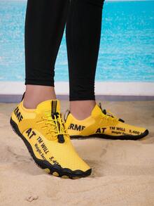 Men's Outdoor Sports Shoes, Water Shoes, Beach Shoes, Outdoor, Sports, Wading Shoes - Yellow - View 4