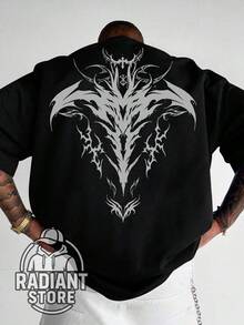 Comfortable Basic T-Shirt For Everyday Wear Berserker Anime Art Streetwear Urban Culture Street Fashion Street Graffiti Skater Skateboard Shirt Blouse Unisex Men's Women's 100% Cotton Top Premium Streetwear New Release Immediate Shipping Various Colors!! Plus Size - 黑色 - 查看 1