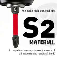 10 Stücke/20 Stücke PZ2 Schraubendreher Bit Set, 50mm Standardgröße geeignet für Schlagbohrmaschine, S2 Legierungsstahl Industriequalität Material für hohe Drehmomentübertragung und Verschleißfestigkeit, starkes Magnetdesign zum festen Halten von Schrauben, präzise Pozidriv Spezifikation zur Erfüllung vielfältiger Bedürfnisse wie Möbelaufbau und -reparatur - Verschiedenfarbig - Übersicht 8