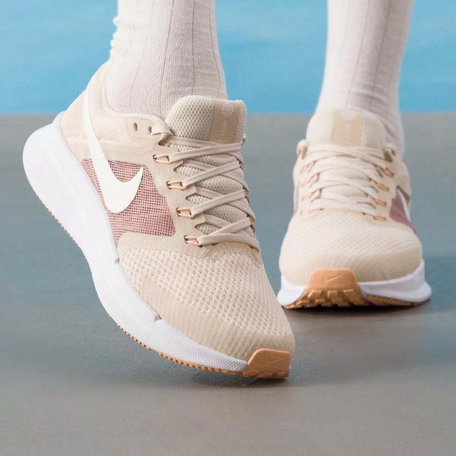 Nike RUN SWIFT 3 Cushioned Lightweight Running Shoes For Women, DR2698-107 - White/Football Gray/Dust Photon Color - View 1