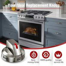 DG64-00473A 燃气灶旋钮，烤箱替换件，兼容三星燃气灶旋钮 NX58H5600SS、NX58F5700WS、NX58H5650WS、NX58J7750SS、NX58M6850SS，可选 1/2/4/5 个装。 - 查看 6