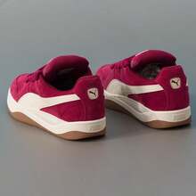 Puma Women's Park Luna SD Casual Sneakers, Lightweight Low-Top Comfortable Athletic Shoes 40251-06 - Red-snow White - View 2