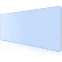 Alfombrilla de ratón de gran tamaño de unicolor simple, alfombrilla de escritorio de oficina, superficie de tela suave antideslizante, protector de escritorio XXL, disponible en varios colores, suministros de oficina, decoración de oficina - Minimalismo - Ver 27