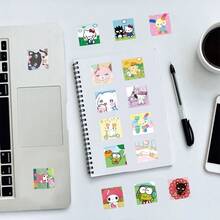 SANRIO 60張卡通三麗鷗 Kuromi、Pachacco、Hello Kitty、My Melody 塗鴉貼紙，適用於自行車、手機殼、鉛筆盒等裝飾 - Pochacco-60件 - 查看 9