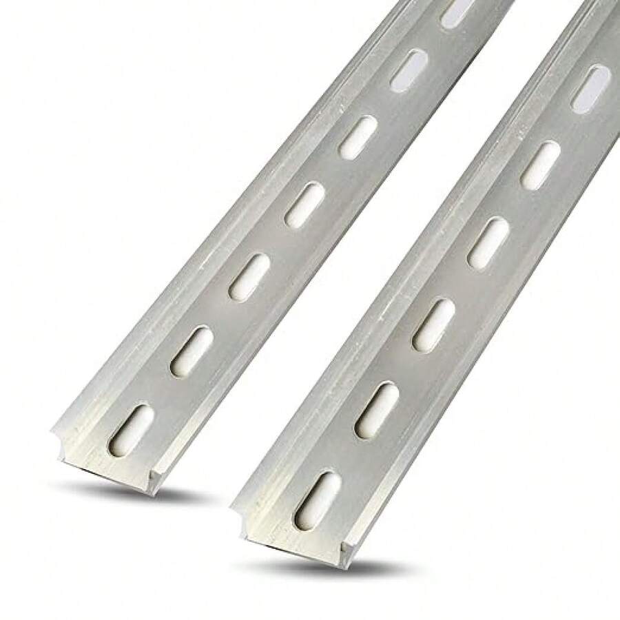 2 Piece DIN Rail Slotted For Hardware Components Mounting, Aluminum Din Rails With RoHS - 2 Piece DIN Rail Slotted For Hardware Components Mounting, Aluminum Din Rails With RoHS - 13 Inches Long, 35mm Width, 7.5mm Height13 Inches Long, 35mm Width, 7.5mm Height - 1__ - 查看 1