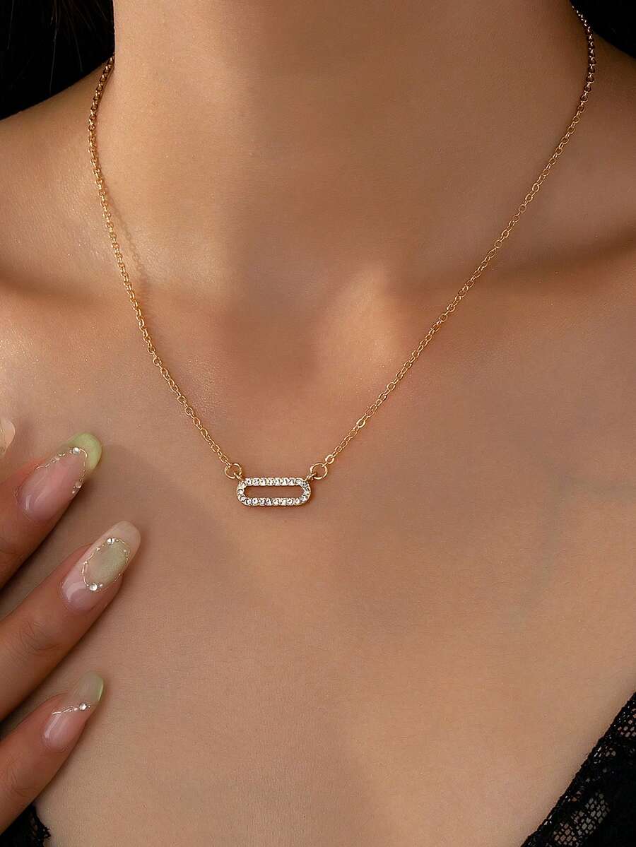 Women's Fashion Pendant Necklace, Geometric Pendant Necklace - Pendant - View 1