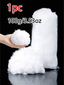1 Stück hochwertige Polyesterfaser Füllung, weißes Premium Füllmaterial für DIY und Stopfen, seidenähnliche Faser, Plüschpuppen Baumwolle, hypoallergene Polyesterfaser Füllung, Einweihungsgeschenk, sehr elastische Füllbaumwolle, große Kapazität, weich und flauschig, verschiedene Größen erhältlich - Füllbaumwolle - Übersicht 16