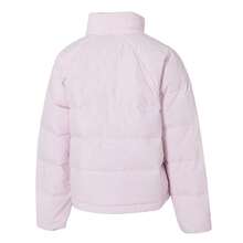 Adidas Men's Loose Fit Stand Collar Down Jacket, Casual Windbreaker Outerwear, Sportswear - Clear Powder - View 2