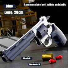Soft Bullet Gun, Mechanical Combination, Retractable Cartridge, Mini Handgun, Model, Simulation, Soft Bullet Gun, Random Color And Accessories - 多色 - 查看 8