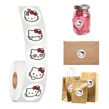 SANRIO 200张/卷 三丽鸥  肉桂狗   贴纸卷，适用于头盔、自行车、手提包、铅笔盒等，LanLanStickersWorld 出品 - 混合裝-200片/卷 - 查看 9
