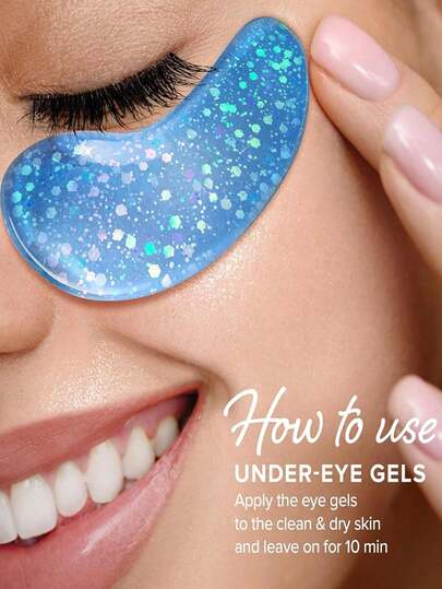 22 piezas (11 pares) Cuidado facial multicolor de colágeno, antiarrugas y humectante. Reduce las líneas finas y los círculos oscuros