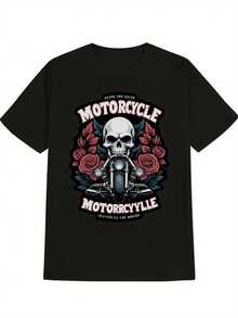 Men T-Shirts - 黑色 - 查看 8