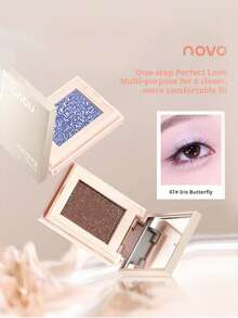 Paleta de Sombras Monocromática, com acabamentos perolados, brilhantes e foscos, versátil para maquiagem diária, encontros, Ano Novo, Dia dos Namorados, festivais de música, festas, adequada para o estilo Y2K, melhores opções de cores - 06#Quansheng - Visão 3