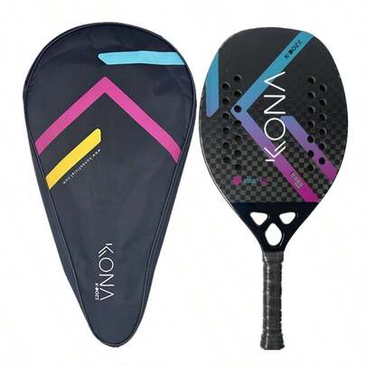 KONA 3K/12K Carbon Fiber Tennis Racket, EVA Soft Pad, Suitable For Tennis Enthusiasts