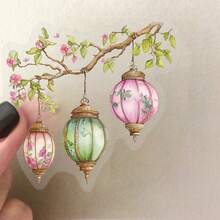 50张昏暗灯光贴纸，高品质精美贴纸，适用于剪贴簿、日记本、笔记本电脑、保险杠、滑板、水瓶、电脑、手机、安全帽、汽车贴纸和装饰贴花 - 隨機風格 - 查看 4