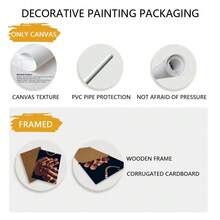 Bộ 3 tranh, Nghệ thuật đường phố đô thị - Tranh chủ đề văn hóa đại chúng, Khung tranh tùy chọn, Thích hợp trang trí phòng tắm, phòng chơi game và phòng khách, Lựa chọn quà tặng hiện đại táo bạo để phá vỡ sự nhàm chán trong trang trí. - Nhiều màu - Xem 7