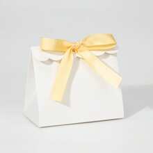 20pcs Mini Packaging Bags, Lace Small Paper Bags, Ribbon Bow Delicate Packaging Bags, Gift Boxes, Small Gift Bags, Suitable For Wedding Party, Candy Packaging - Lace-trimmed Paper Bag - View 12