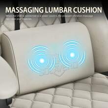 Gaming Chair With Massage Lumbar Pillow, Breathable Felt Fabric, 90-135° Reclining, Linkage Armrests, Footrest, Ergonomic Office Chair For Adults - 米色 - 查看 5