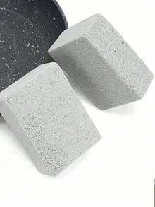 1pc Barbecue Grill Cleaning Brick, Grill Scraper Cleaning Stone, Multi-Functional Scraper To Cut Stains And Grease, Suitable For Stove, Sink, Utensils, Pans, Grill Cleaning, Kitchen, Bathroom, Household Items - Cuboid - View 9