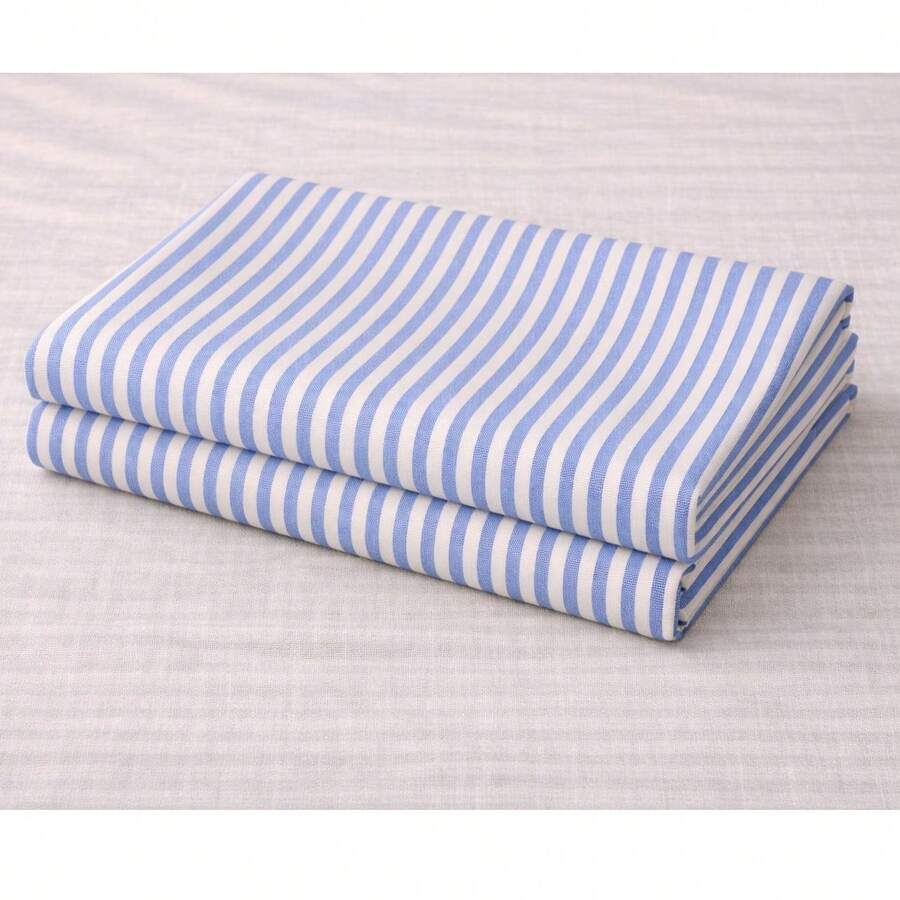 Flat Sheet Comfort Wrinkle-Free Flat Sheet, All Sizes, All Colors - Blue - View 1