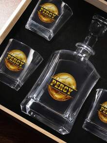 Personalized Name Stickers (1/3/5 Sheets), Personalized Football Name Stickers With Gold Foil Foil, Name Stickers, Custom Stickers, Date Stickers, DIY Gifts, Handmade Items, Handwritten Stickers, Wedding Stickers, Gift Stickers. Customizable Holographic Name Stickers Are Available For Water Bottles, Lunch Boxes, Personal Items - Multicolor - View 5