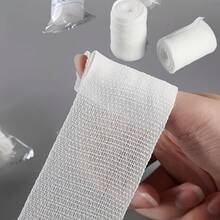 3 Rolls, 29/19/3 Inches, 177.17 Inches Total, High Quality Elastic Gauze Bandage Set, Latex-Free, Super Soft, Self-Adhesive, Suitable For Outdoor Sports, First Aid, Ideal For Wrist/Ankle/Knee, Individually Packaged, Breathable - View 5
