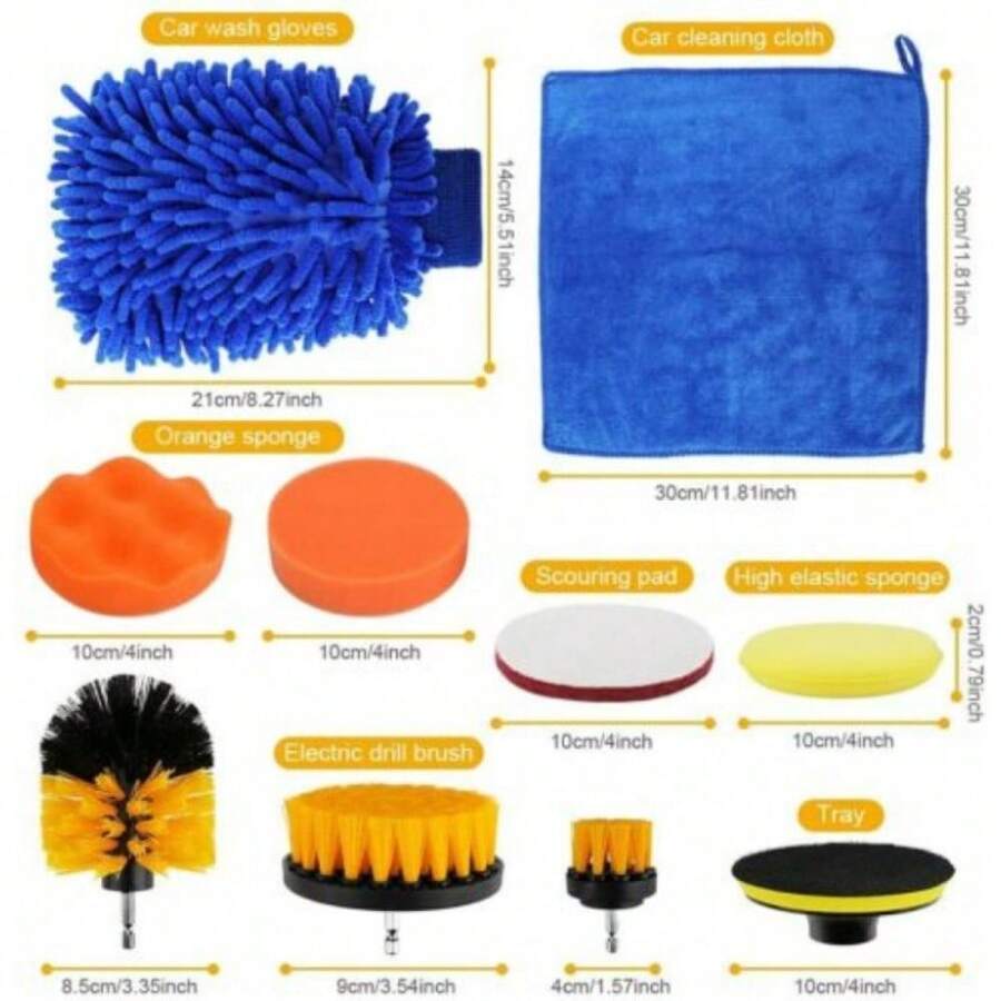 30PCS Car Detailing Wash Brush Set For Interior.Exterior Wheels Car Cleaning Kit - 30pcs - View 1