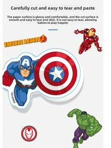 DIY Spider-Man Children's Cute Sticker Set, Loose-Leaf Notebook, Handmade Reward, Educational Scrapbooking - Multicolor - View 7