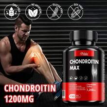 PSLALAE Chondroitin Capsules 1200mg - Reduce Joint Pain, Supports Joint Health, Enhances Joint Comfort And Flexibility, Boosts Energy - 120pcs - 120 viên nang - Xem 3