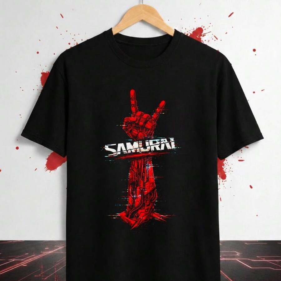 Cyberpunk 2077 Samurai H1and R1OCk Sign T1S1Hirt Gamer Graphic T1EE Punk Streetwear S1Hirt UniS1ex T1EE Gift for Gamers 4.9689968220G C1AmiS1eta de aL1Godn hoL1GA1DA uniS1ex de 220 g hoL1GA1DA y cmoda. AdecuA1DA1 Para todaS1 Las perS1onas, ya sean mujeres o hombres. Tejido duradero de alta C1Alidad apto para todaS1 Las oC1Asiones, suave al tacto pero duradero. Tops transpirables. Conjuntos de otoo para mujer. Conjuntos de vaC1Aciones para mujer. Disfraz de Halloween para mujer. - Negro - Ver 1