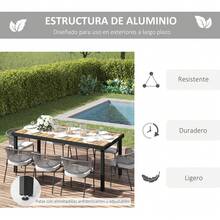 Outsunny Mesa de exterior - Caqui - Ver 6