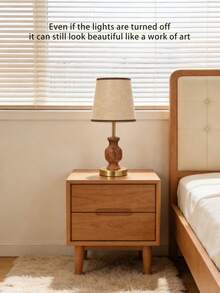 1pc Wood Grain Texture Decorative Table Lamp, Suitable For Living Room, Study, Hotel Bedside, Outdoor Camping, Eid Festival Gift, Bedroom, Reading, Children, Decoration, Pregnancy Night Light, Prayer Corner, Italian Style, Minimalist, Chinese Style, French Style, Modern Arabic, Minimalist Islamic Design, Oasis Mixed Style - Multicolor - View 8