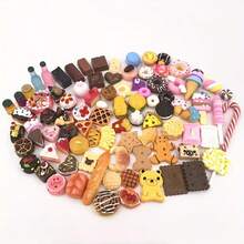 10/25/40/50pcs Mixed Food & Beverage Resin Figurines, Realistic & Durable Mini Food Items, Suitable For Kitchen Decor, Simulation Play, Indoor/Outdoor Use, And Dollhouse Accessories - Multicolor - View 5