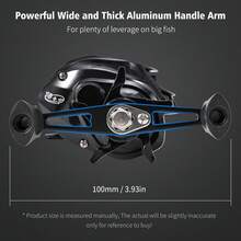 Conjunto de caña de pescar y carrete telescópico portátil de 180 cm/210 cm con carretes giratorios, accesorios para cebo y anzuelo, bolsa y estuche para aparejos de pesca en agua salada. - Negro - Ver 8